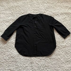 Jenni Kayne Blouse Button Down Linen Blend sz 2XL